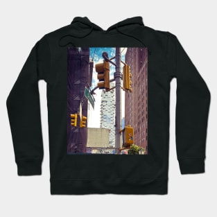 Street Signs Traffic Lights Manhattan NYC Hoodie